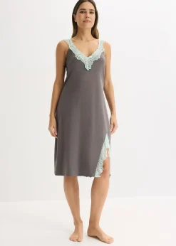 Femme bonprix Lingerie Nuit|Nuisette avec viscose et dentelle