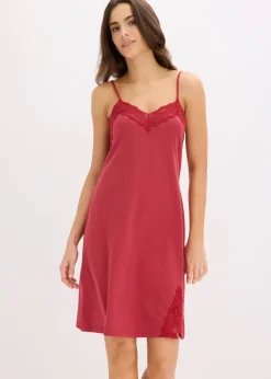 bonprix Nuisette courte à bretelles spaghetti|Femme Lingerie Nuit