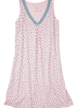 bonprix Nuisette courte et douce en viscose mélangée|Femme Lingerie Nuit