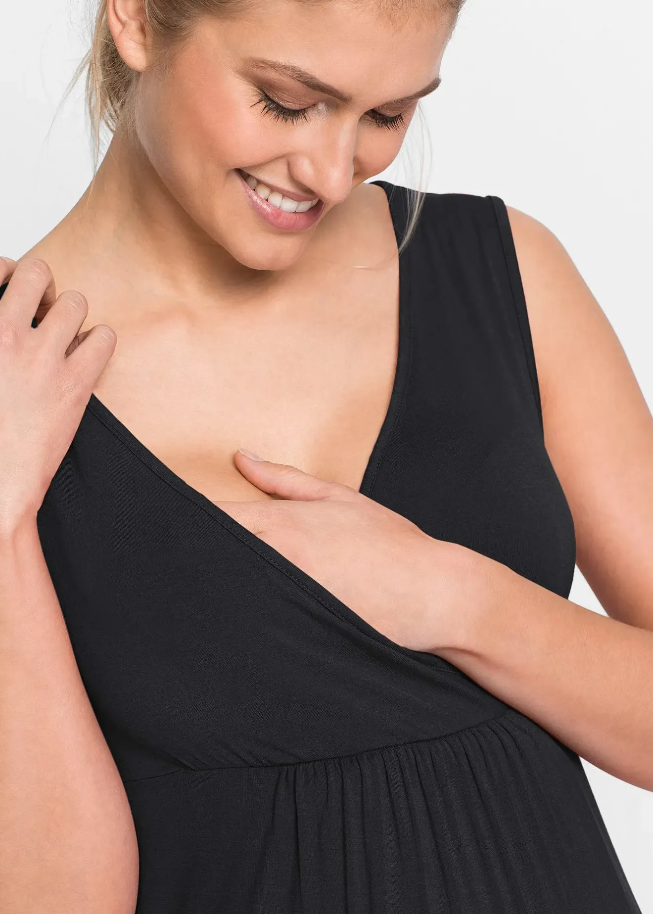 Femme bonprix Maternité|Basiques|Nuisette de grossesse