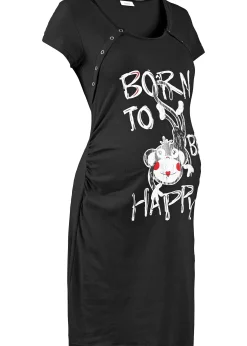 Femme bonprix Maternité|Lingerie Nuit|Nuisette de grossesse et d'allaitement avec coton