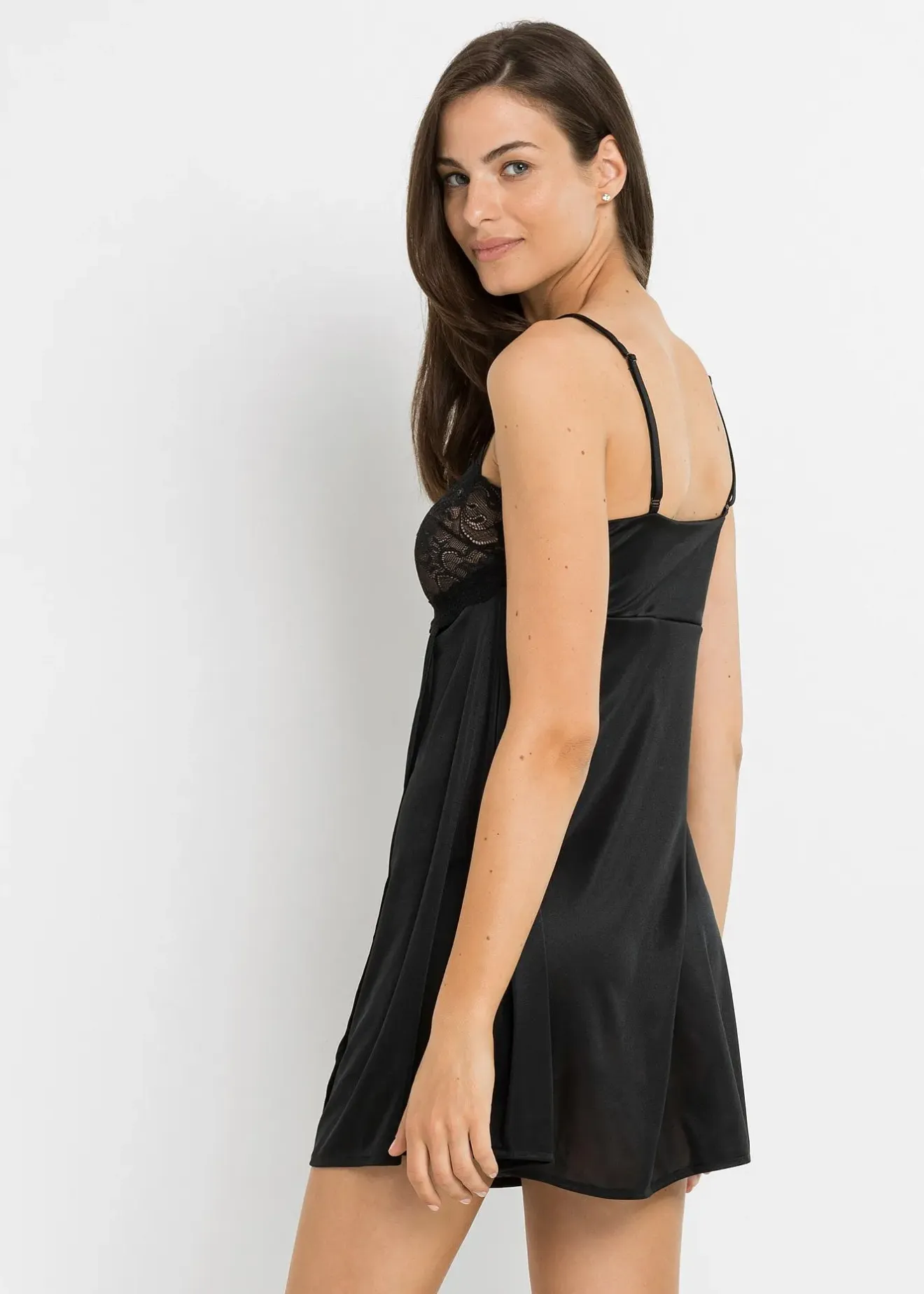 bonprix Nuisette effet brillant|Femme Guêpières & Déshabillés|Dessous