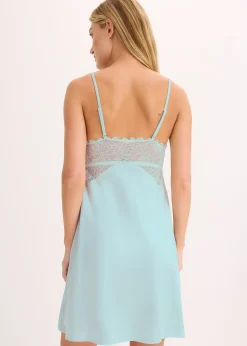 Femme bonprix Guêpières & Déshabillés|Dessous|Nuisette en matière brillante