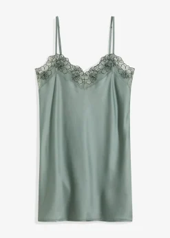 bonprix Nuisette en satin avec broderie|Femme Guêpières & Déshabillés|Dessous