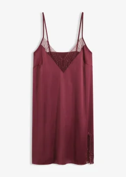 bonprix Nuisette en satin avec broderies|Femme Guêpières & Déshabillés|Dessous