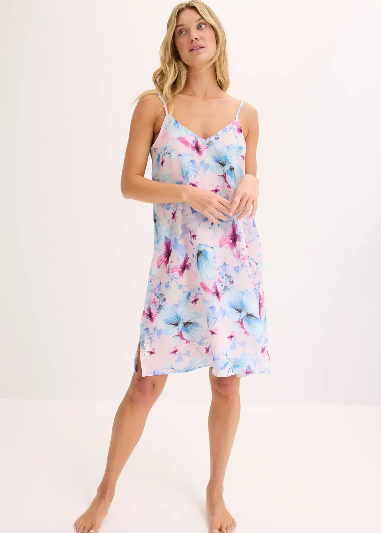 bonprix Nuisette en satin brillant|Femme Lingerie Nuit