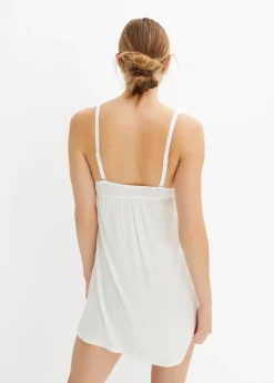 Femme bonprix Guêpières & Déshabillés|Dessous|Nuisette en viscose avec broderies anglaises