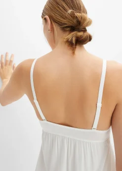 Femme bonprix Guêpières & Déshabillés|Dessous|Nuisette en viscose avec broderies anglaises