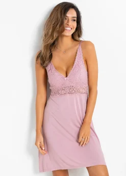 Femme bonprix Guêpières & Déshabillés|Dessous|Nuisette en viscose douce