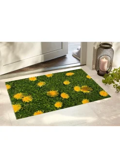 bonprix Couloir·Tapis D'Entrée|Tapis D'Entrée|Paillasson imprimé pissenlit