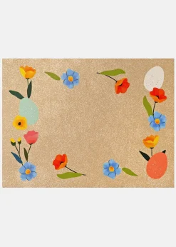 bonprix Paillasson lavable à motif printanier| Couloir·Tapis D'Entrée|Tapis D'Entrée