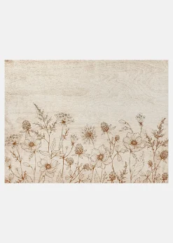 bonprix Paillasson lavable à motif floral| Couloir·Tapis De Couloir|Couloir·Tapis D'Entrée
