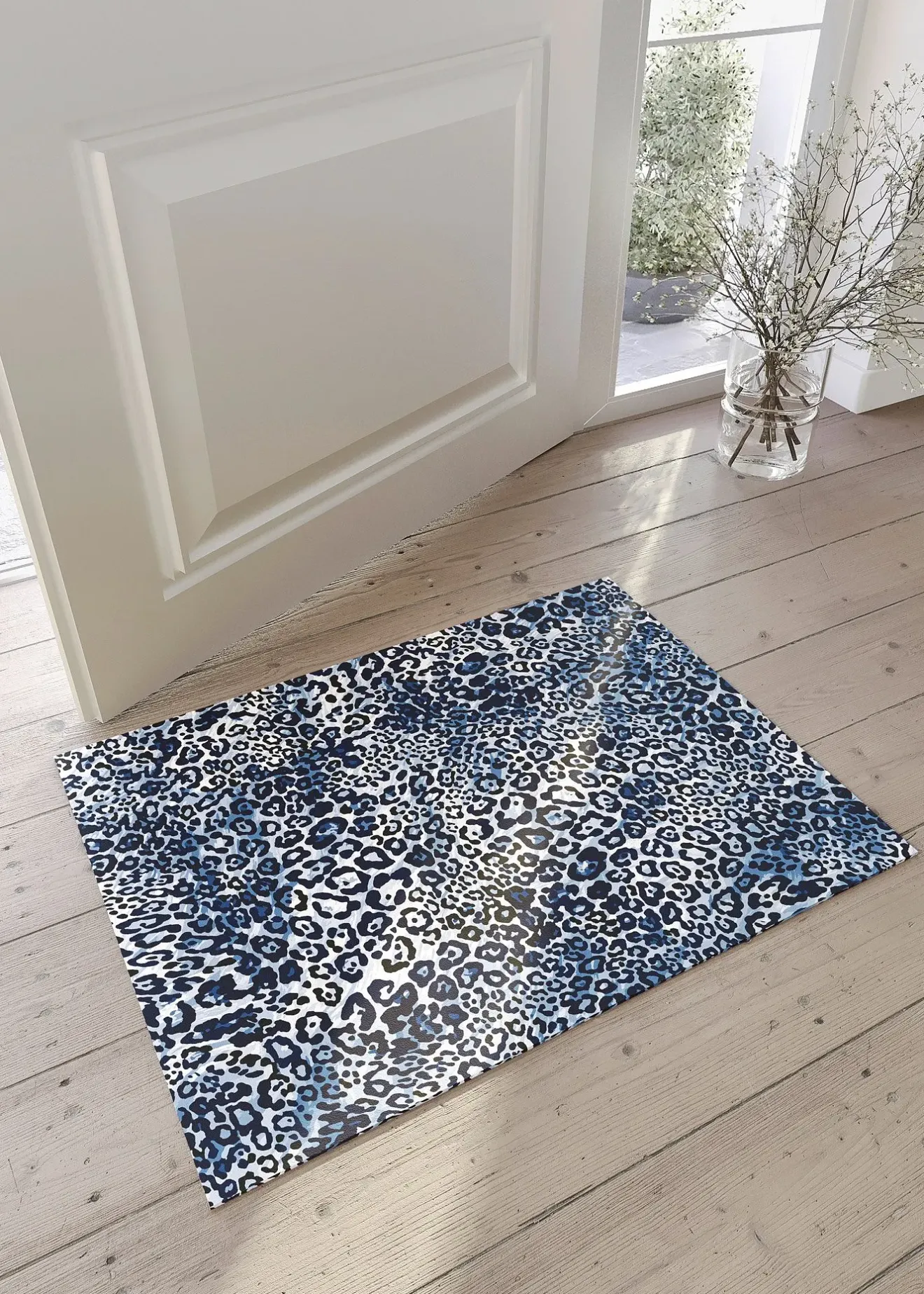 bonprix Paillasson lavable à motif léopard| Couloir·Tapis De Couloir|Couloir·Tapis D'Entrée