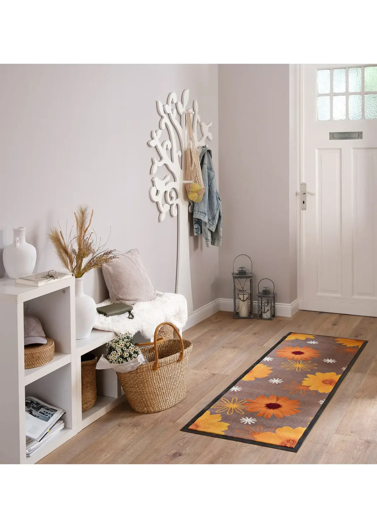 bonprix Couloir·Tapis De Couloir|Couloir·Tapis D'Entrée|Paillasson motif floral