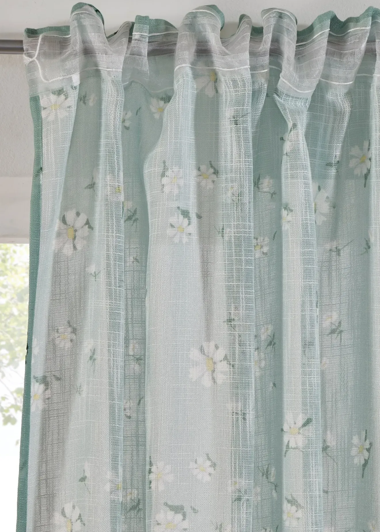 bonprix Panneau (1 pce.) à motif floral contenant du polyester recyclé| Salon·Rideaux & Voilages|Rideaux Classiques