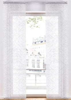 bonprix Panneau coulissant en voilage aspect lin (1 pce.)| Panneaux Coulissants