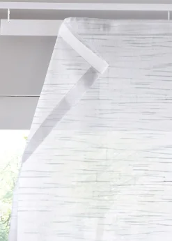 bonprix Panneau coulissant en voilage aspect lin (1 pce.)| Panneaux Coulissants