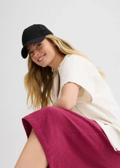 bonprix Pantacourt en gaze de coton|Femme Pantalons