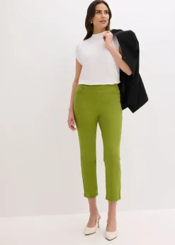 bonprix Pantalon 7/8 à taille élastiquée|Femme Pantalons