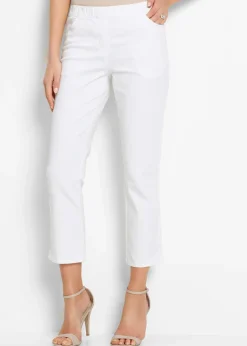 Femme bonprix Pantalons|Pantalon 7/8 à taille élastiquée
