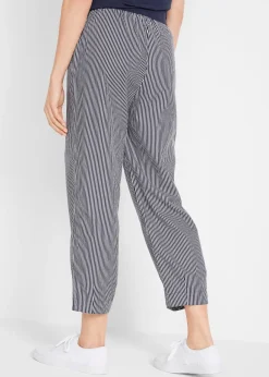 Femme bonprix Pantalons|Pantalon 7/8 en lin mélangé