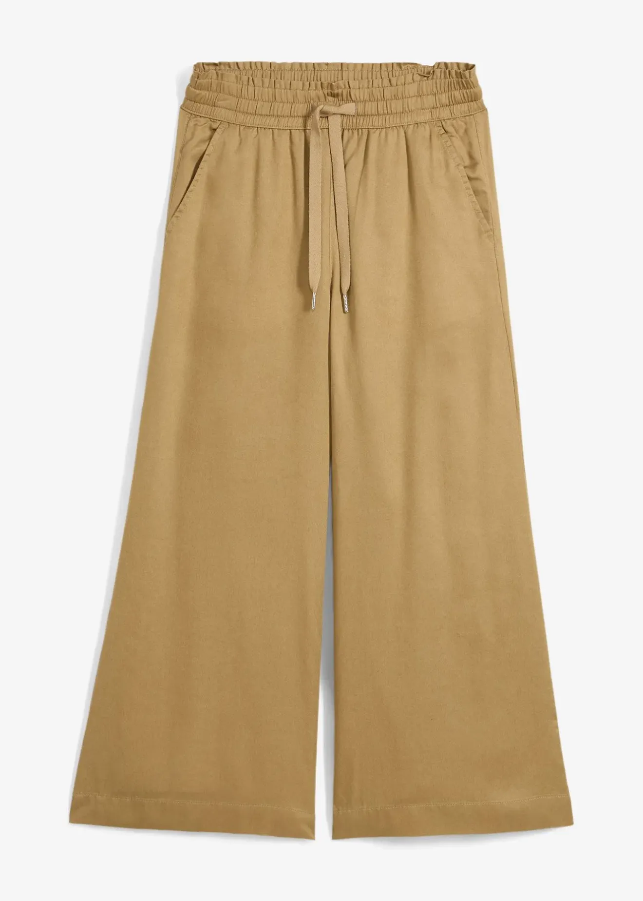 Femme bonprix Pantalons|Pantalon 7/8 en Lyocell à taille élastiquée