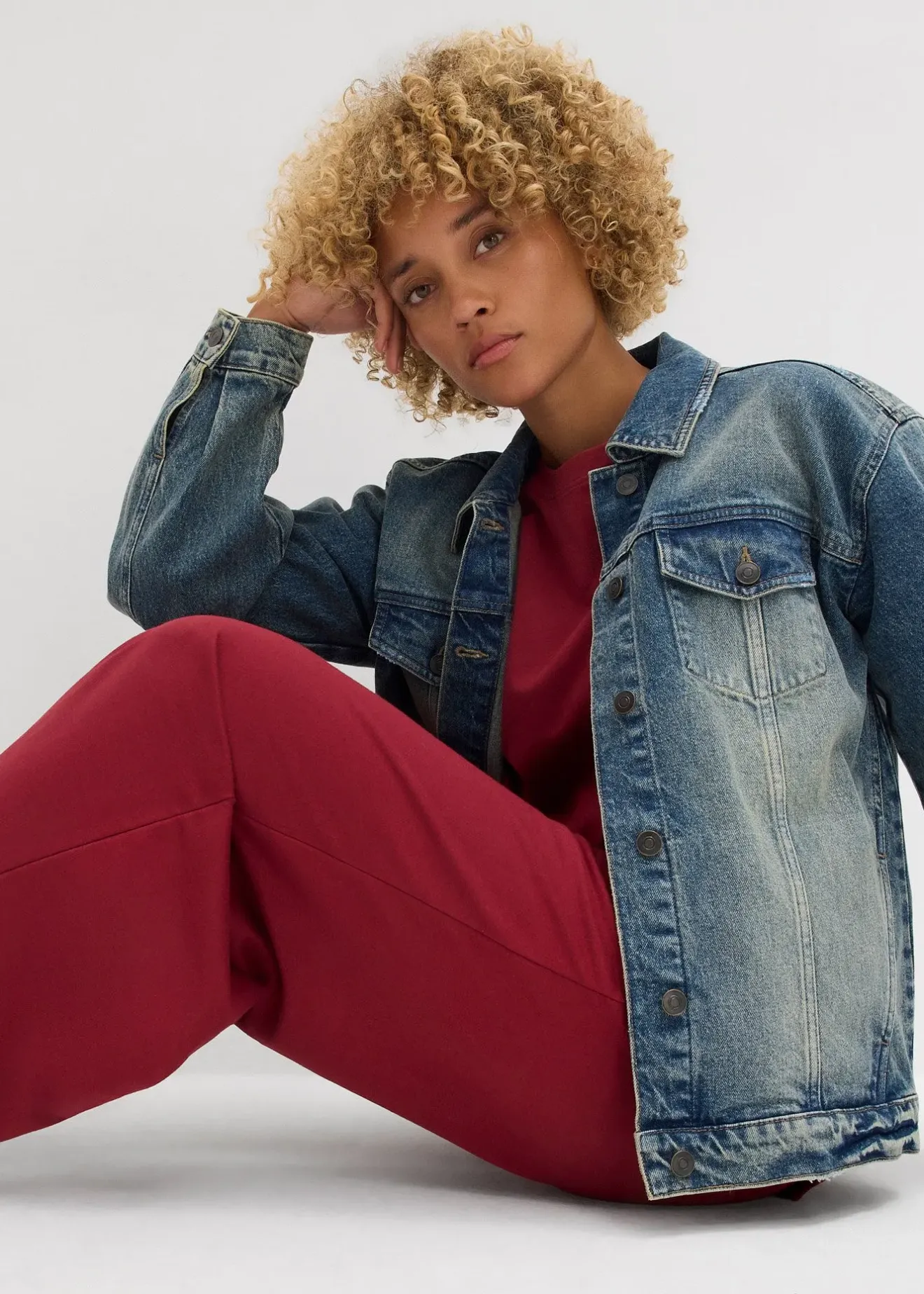 bonprix Pantalon 7/8 en sweat|Femme Sweats|Pantalons