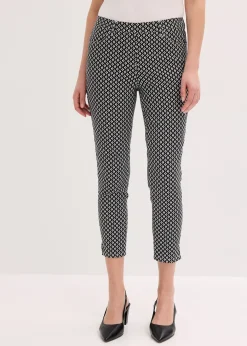 bonprix Pantalon 7/8 extensible en bengaline|Femme Pantalons