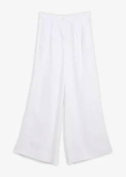 Femme bonprix Pantalons|Pantalon à pinces en lyocell fluide
