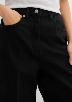 Femme bonprix Pantalons|Pantalon à pinces en twill 100% coton