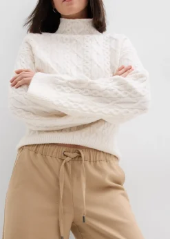 bonprix Pantalon à taille élastiquée|Femme Pantalons