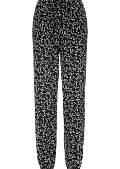 bonprix Pantalon 100% viscose, taille élastiquée|Femme Pantalons