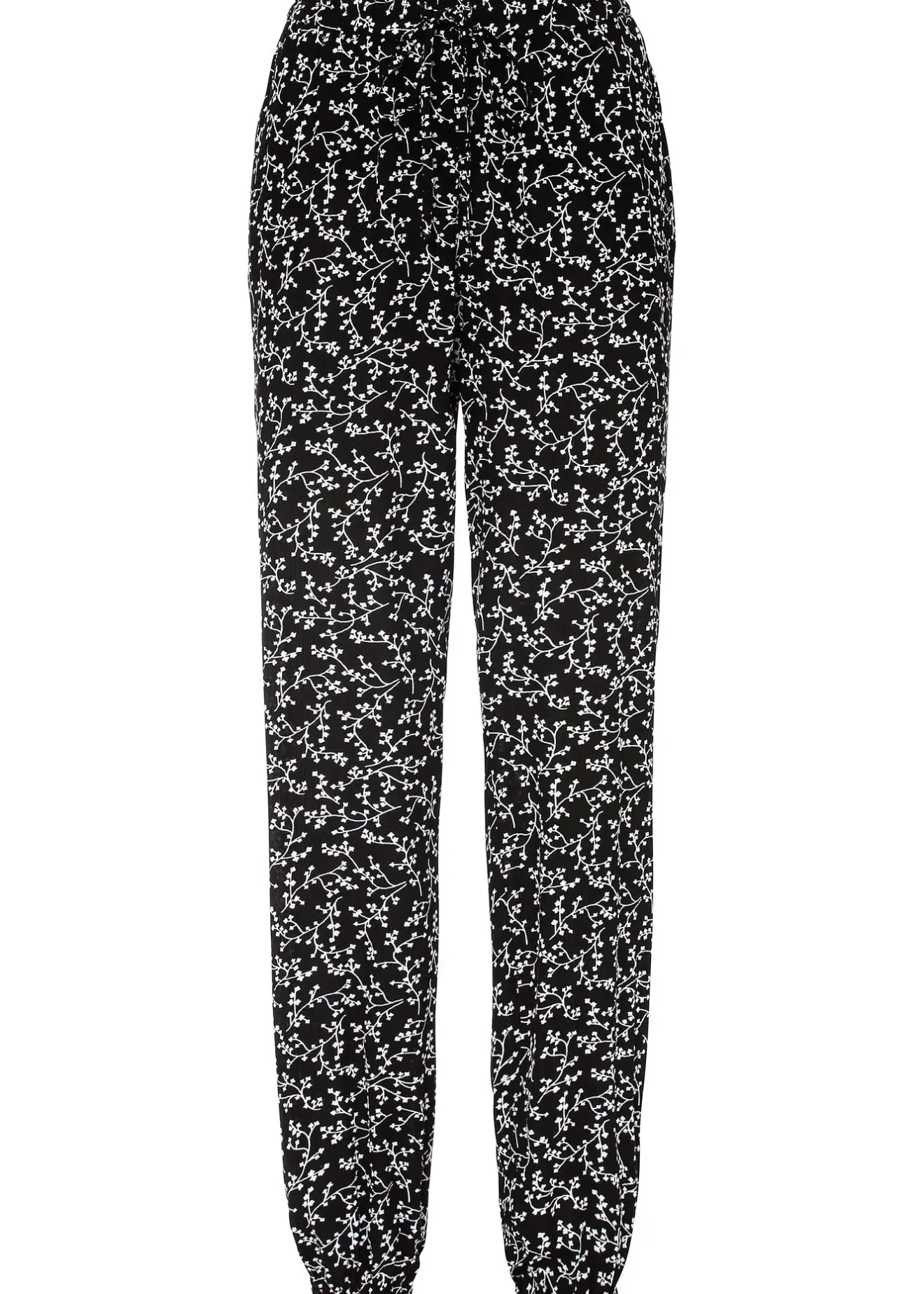 bonprix Pantalon 100% viscose, taille élastiquée|Femme Pantalons