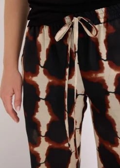 Femme bonprix Deux Pièces & Ensembles|Pantalons|Pantalon ample à imprimé batik