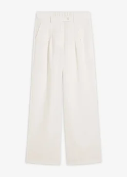 Femme bonprix Pantalons|Pantalon avec bouton décoratif