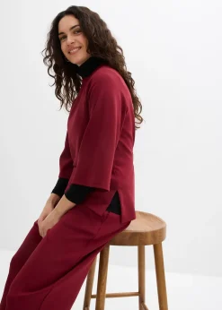 Femme bonprix Pantalons|Pantalon barrel en jersey néoprène