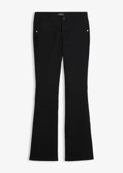 bonprix Pantalon bootcut en bengaline extensible|Femme Pantalons|Tailles Petite