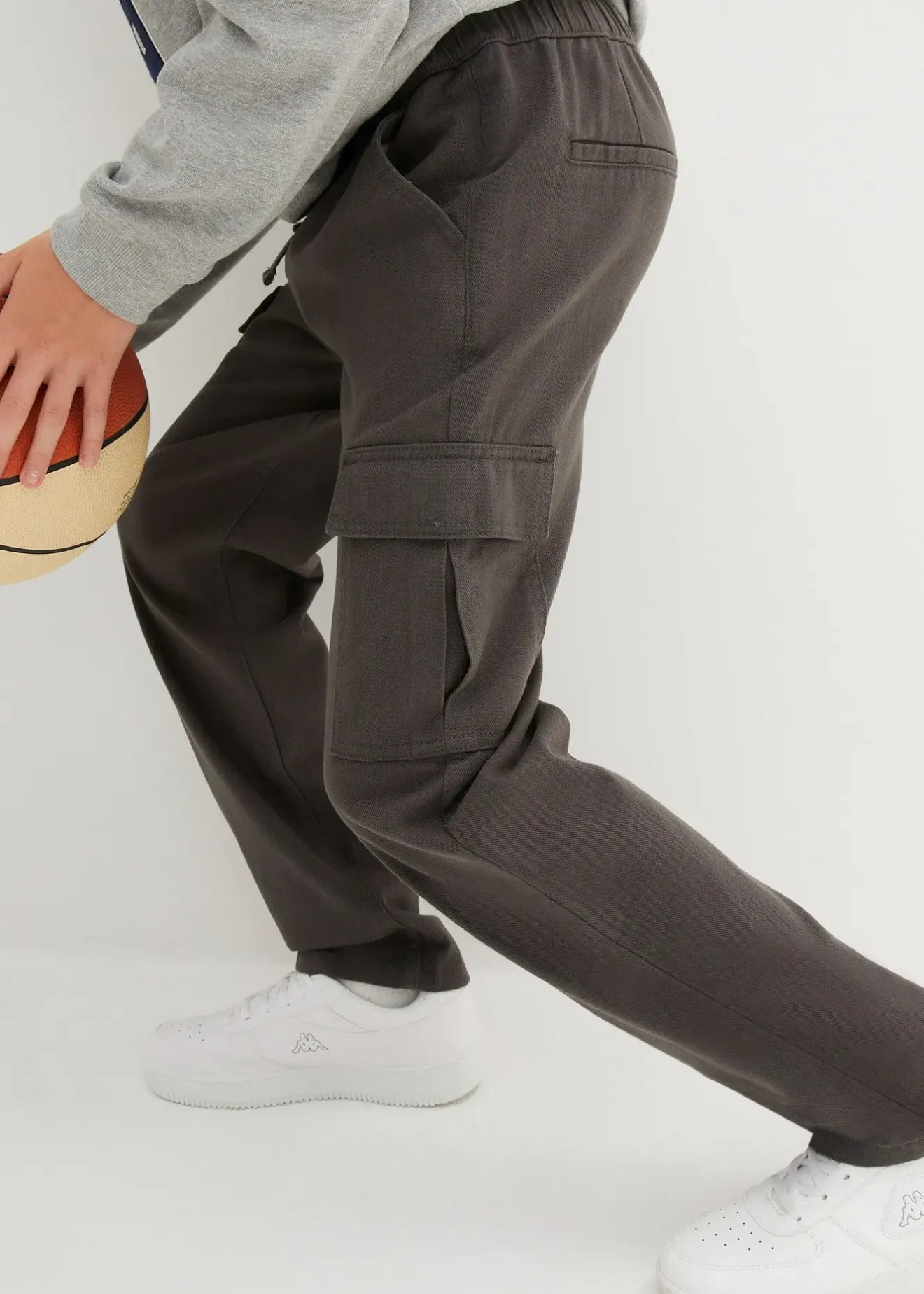 Enfant bonprix Vêtements Enfant|Garçons 9-16 Ans·Pantalons|Pantalon cargo 100% coton, coupe droite et loose