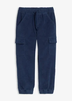 Enfant bonprix Vêtements Enfant|Garçons 2-8 Ans·Jeans & Pantalons|Pantalon cargo chaud en velours côtelé avec doublure jersey