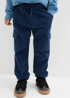 Enfant bonprix Vêtements Enfant|Garçons 2-8 Ans·Jeans & Pantalons|Pantalon cargo chaud en velours côtelé avec doublure jersey