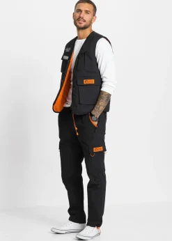 bonprix Pantalon cargo droit et décontracté à taille élastiquée|Homme Pantalons