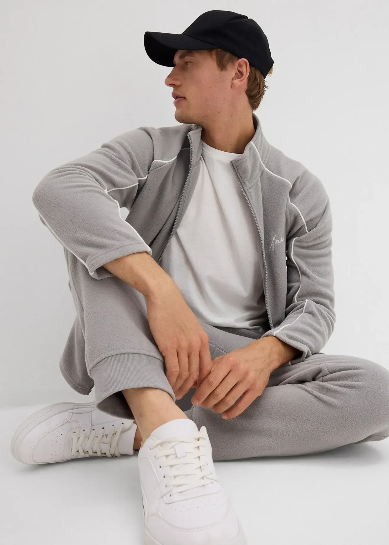 Homme bonprix Vêtements Thermiques|Vêtements De Plein Air|Pantalon cargo en polaire chaude, regular