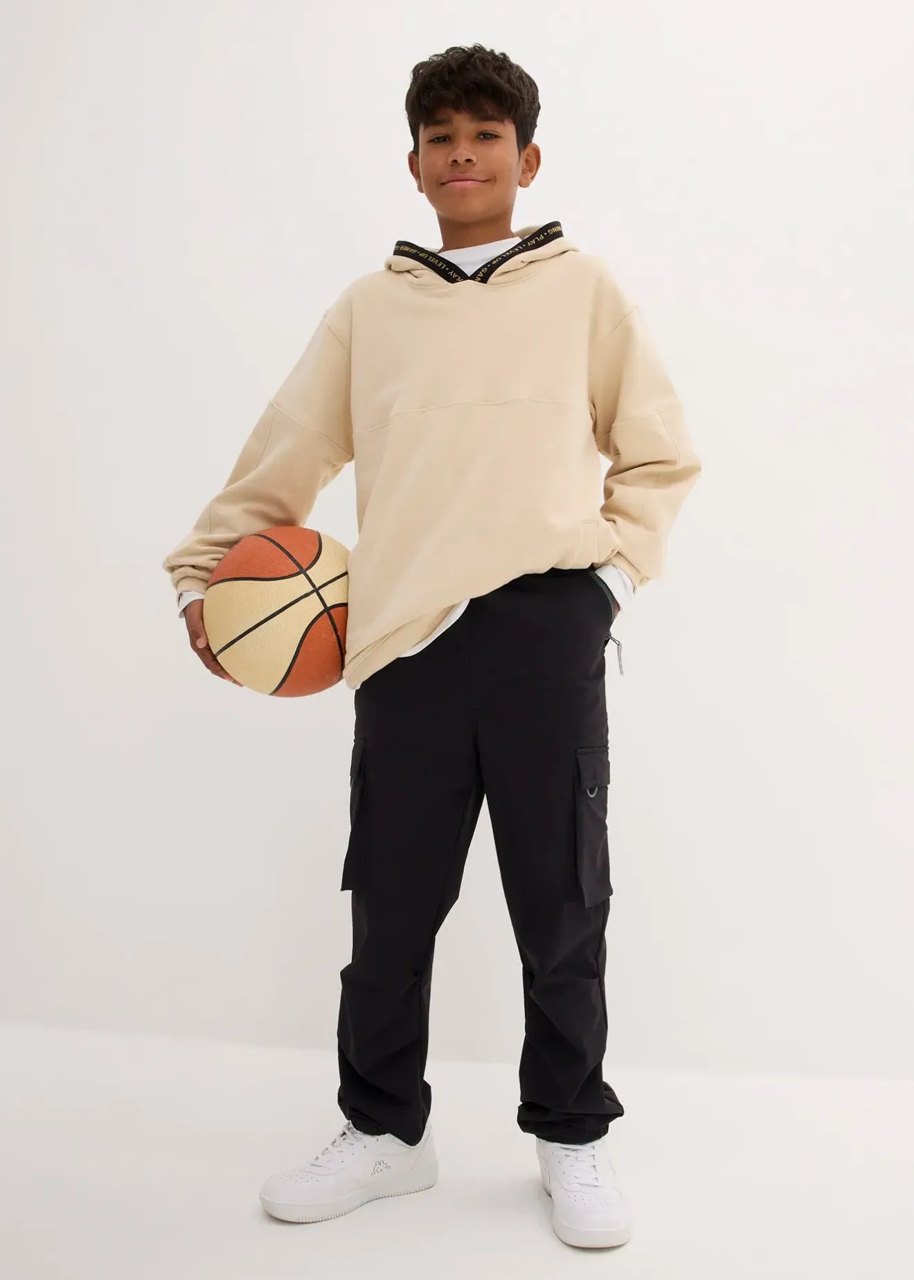 Enfant bonprix Vêtements Enfant|Garçons 9-16 Ans·Vestes Outdoor|Pantalon cargo en softshell extensible et déperlant, taille réglable