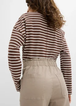 Femme bonprix Pantalons|Pantalon cargo en twill