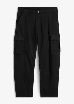 bonprix Pantalon cargo loose en coton extensible et robuste|Homme Pantalons