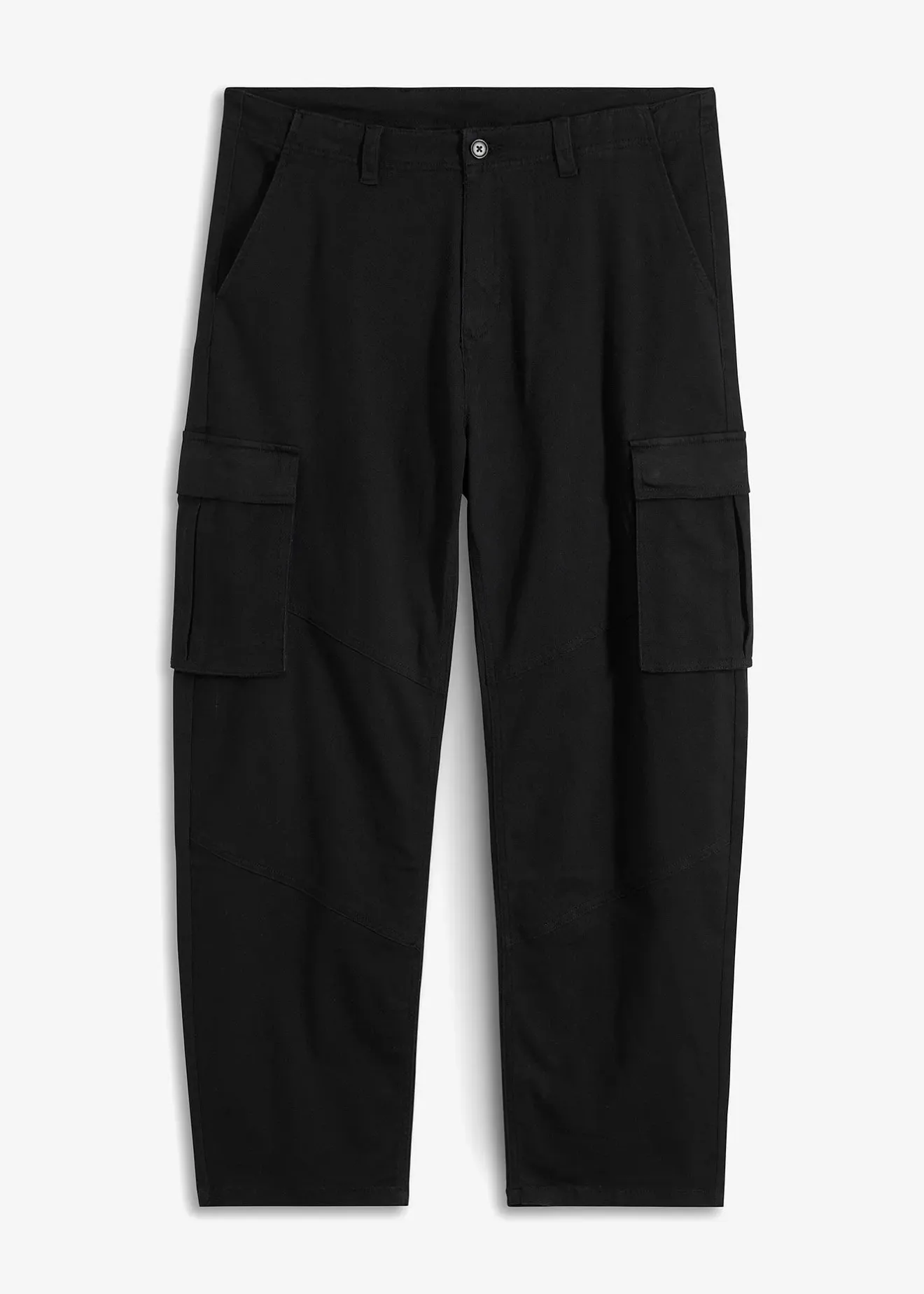 bonprix Pantalon cargo loose en coton extensible et robuste|Homme Pantalons