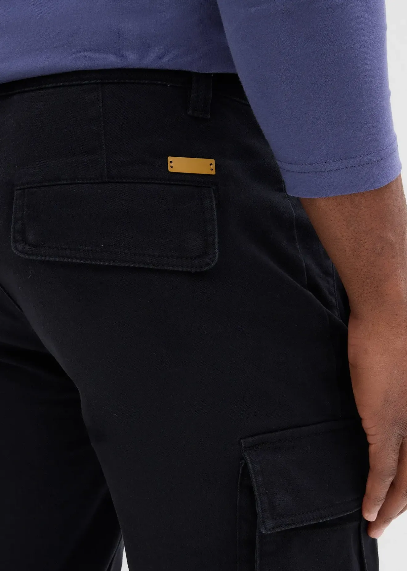 bonprix Pantalon cargo regular en coton extensible et robuste, droit|Homme Vêtements De Plein Air|Pantalons