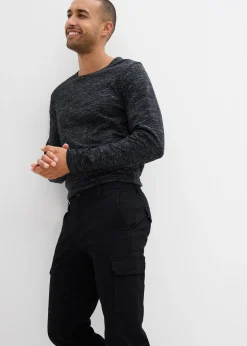 Homme bonprix Vêtements Thermiques|Vêtements De Plein Air|Pantalon cargo thermique regular, extensible, droit