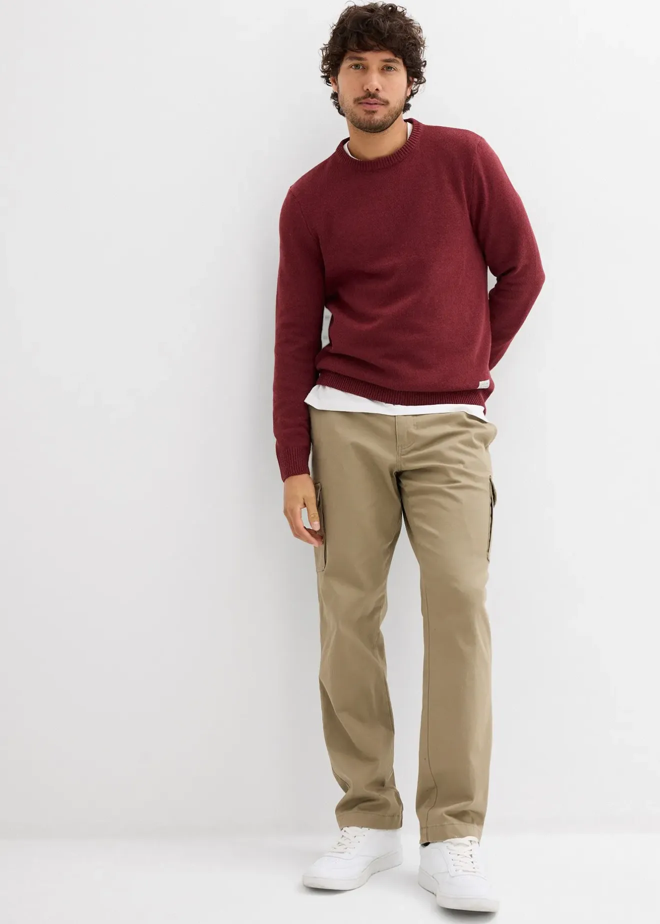 bonprix Pantalon cargo thermique regular, extensible, droit|Homme Vêtements Thermiques|Vêtements De Plein Air