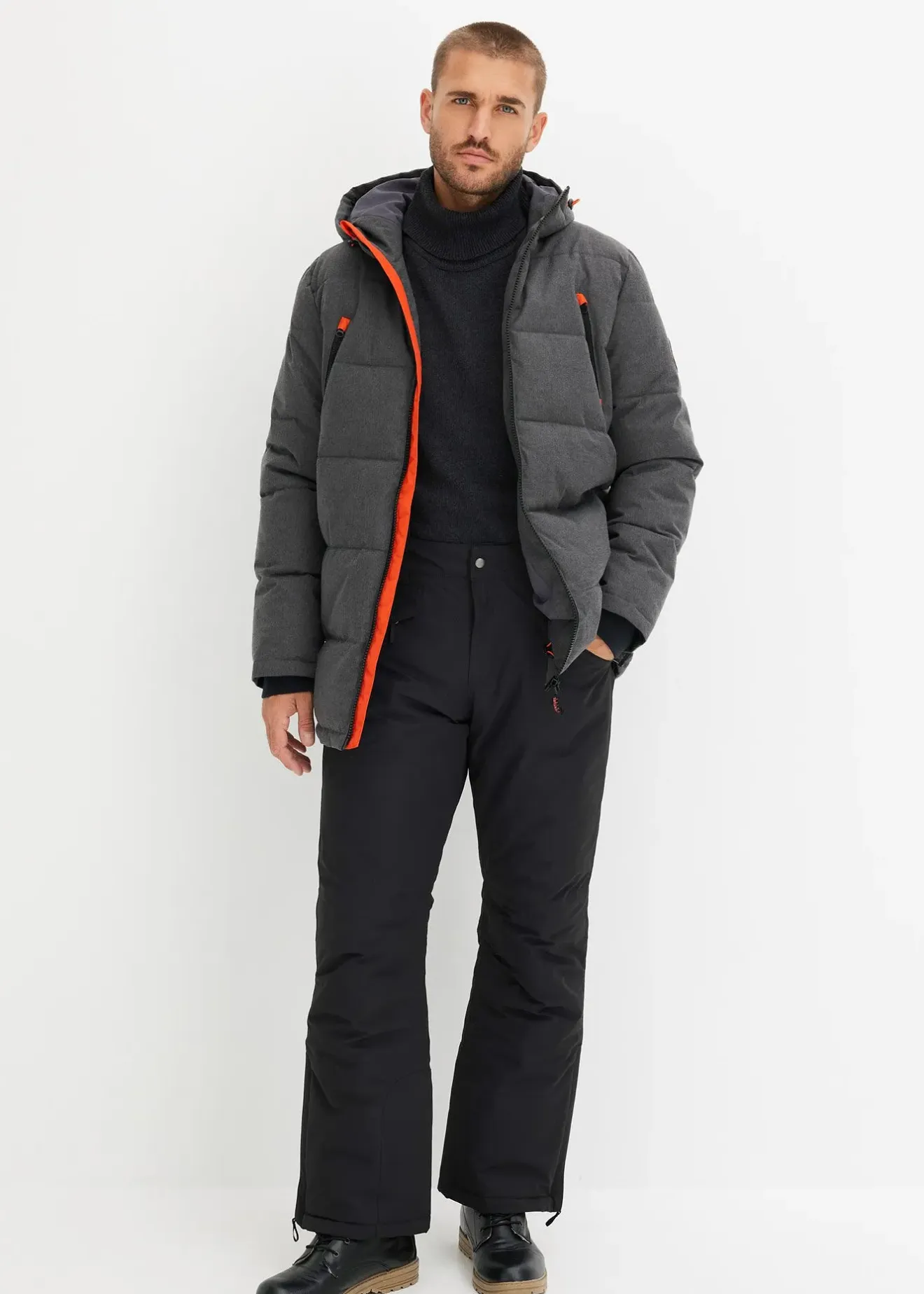 Homme bonprix Vêtements Thermiques|Vêtements De Plein Air|Pantalon chaud et imperméable à bretelles